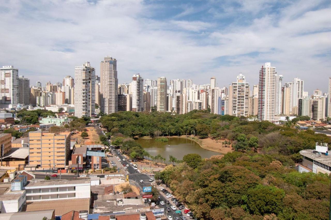 Apartamento De 1 Quarto Com Vista Para O Parque Vaca Brava E Com Jacuzzi No Setor Bueno - El1802 Goiânia Kültér fotó