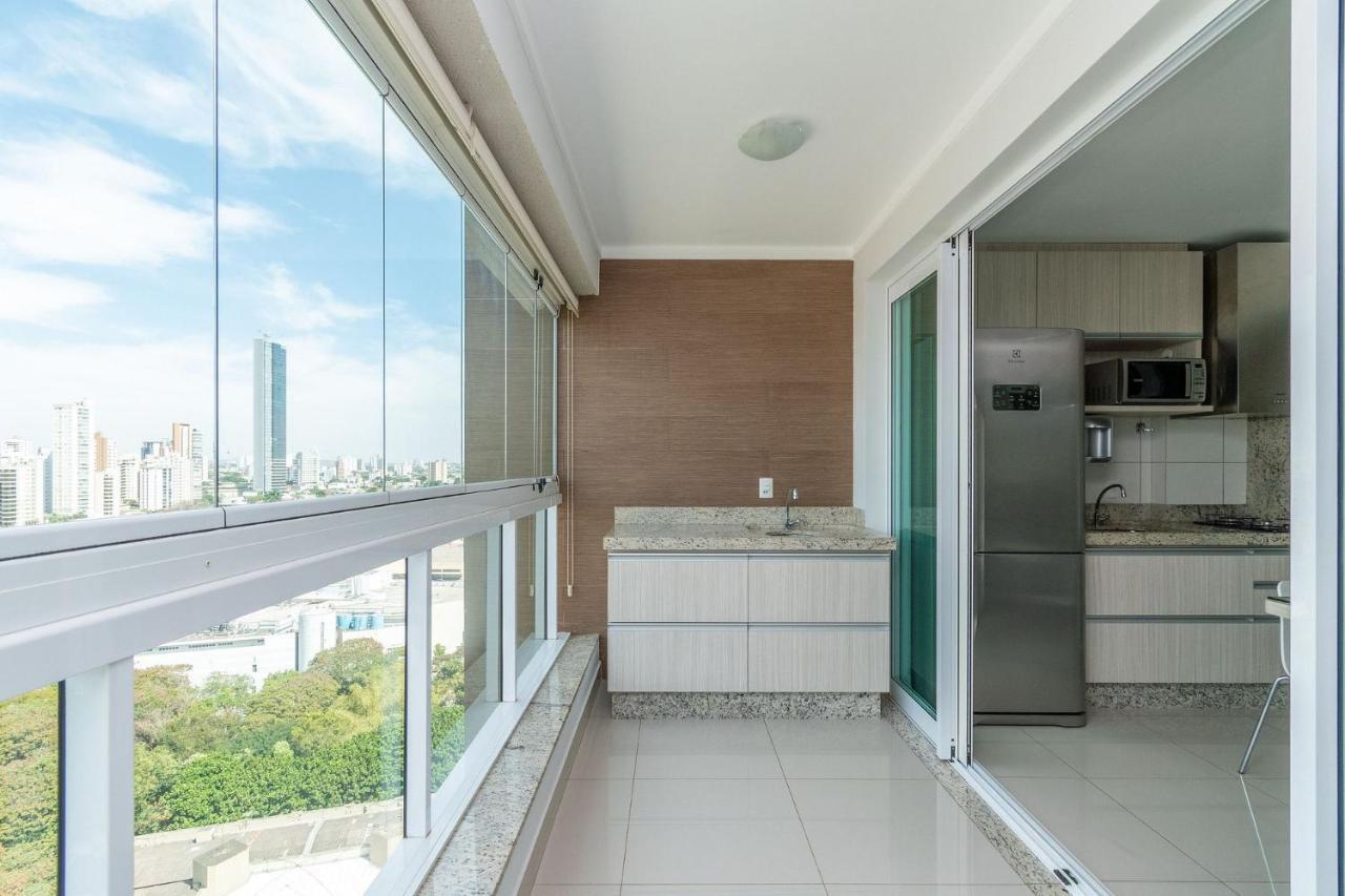 Apartamento De 1 Quarto Com Vista Para O Parque Vaca Brava E Com Jacuzzi No Setor Bueno - El1802 Goiânia Kültér fotó