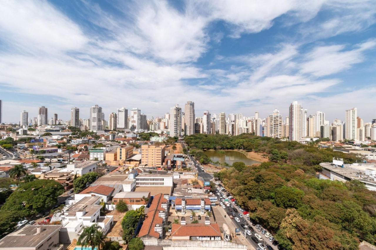 Apartamento De 1 Quarto Com Vista Para O Parque Vaca Brava E Com Jacuzzi No Setor Bueno - El1802 Goiânia Kültér fotó