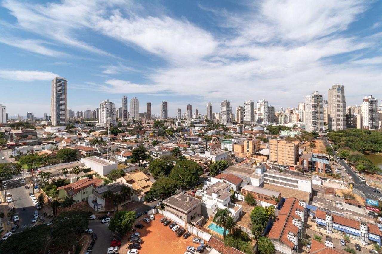 Apartamento De 1 Quarto Com Vista Para O Parque Vaca Brava E Com Jacuzzi No Setor Bueno - El1802 Goiânia Kültér fotó