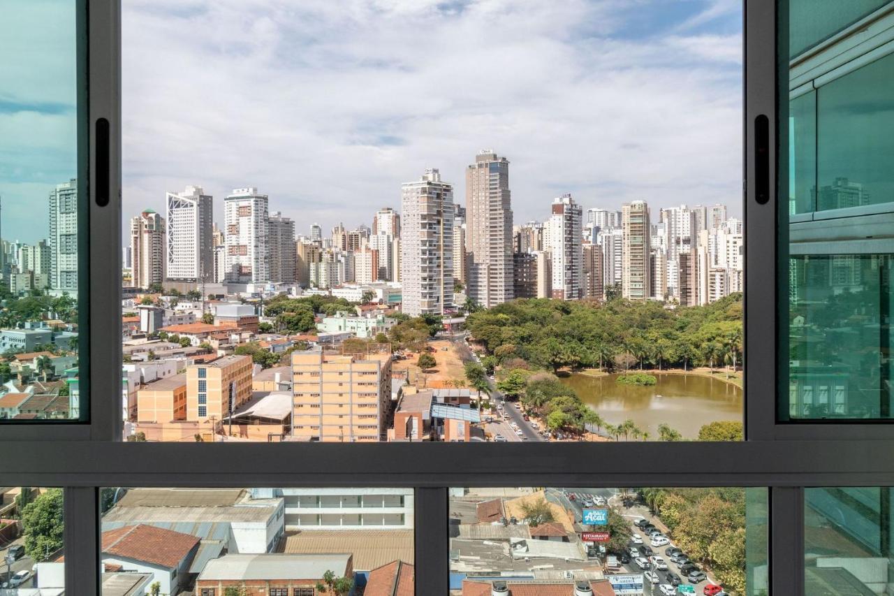 Apartamento De 1 Quarto Com Vista Para O Parque Vaca Brava E Com Jacuzzi No Setor Bueno - El1802 Goiânia Kültér fotó