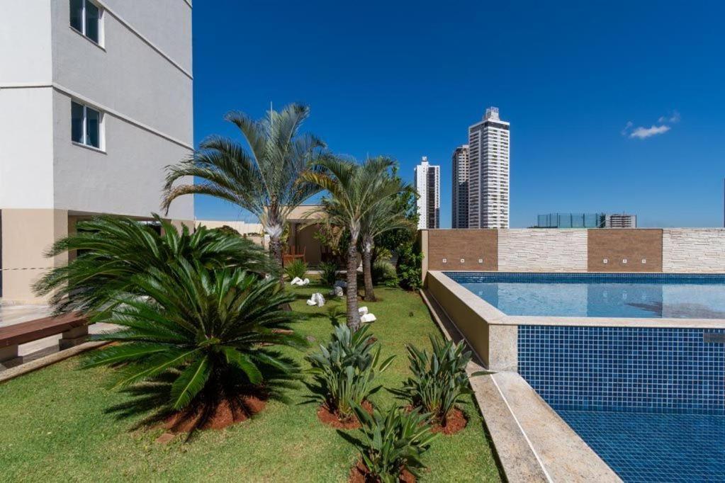 Apartamento De 1 Quarto Com Vista Para O Parque Vaca Brava E Com Jacuzzi No Setor Bueno - El1802 Goiânia Kültér fotó